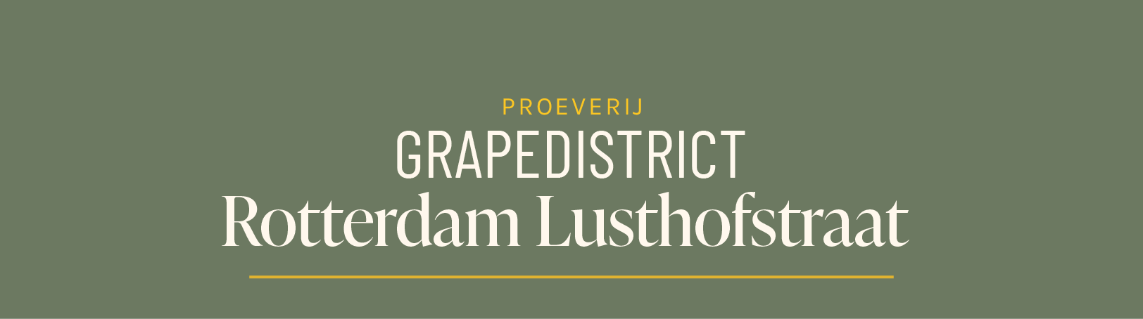 Proeverij Rotterdam Lusthofstraat