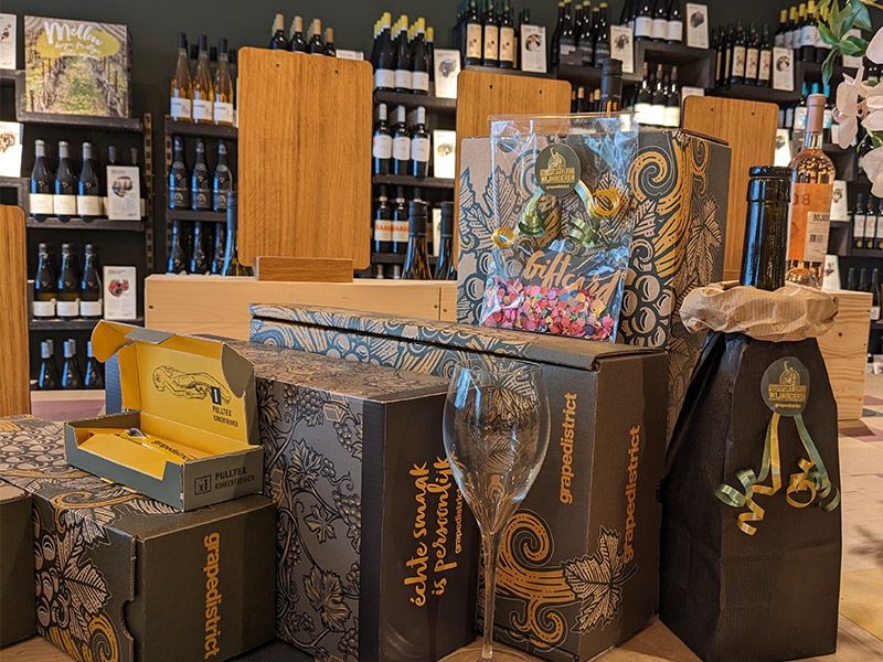 Grapedistrict Oud West wijnwinkel Amsterdam cadeau