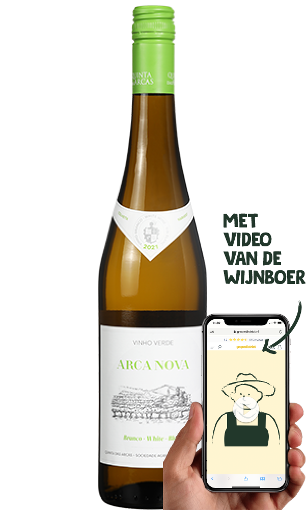 Deze Arca Nova is een heerlijke vinho verde uit 2022