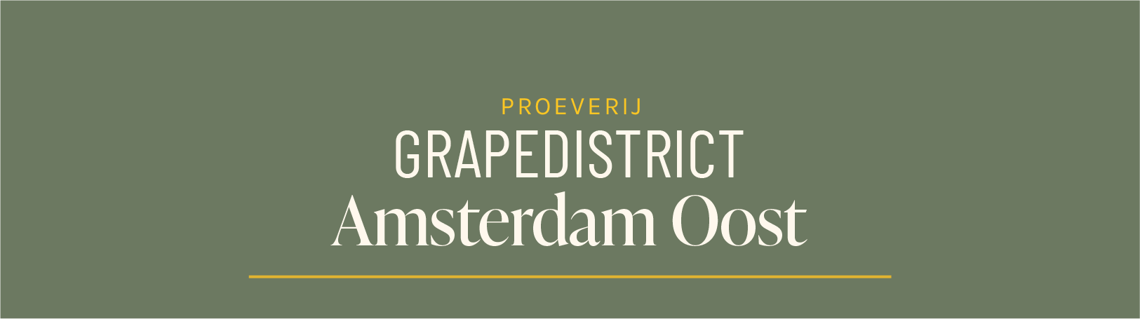 Proeverij Grapedistrict Amsterdam Oost
