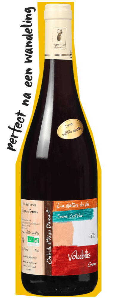 Deze Dansault Gamay is een heerlijke natuurwijn 